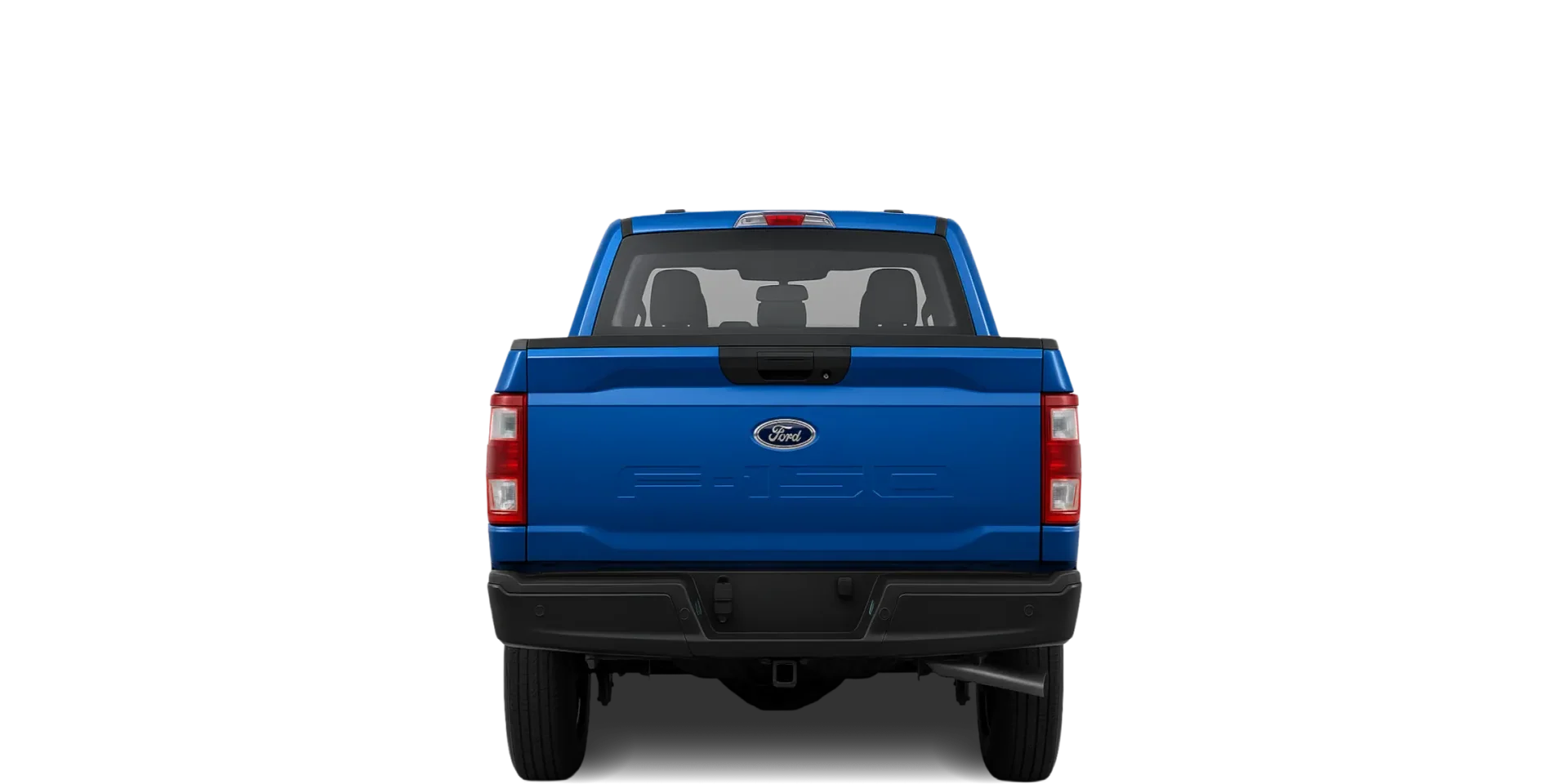 Rear view of the 2024 Ford F-150 Regular Cab 6-1/2 4x4