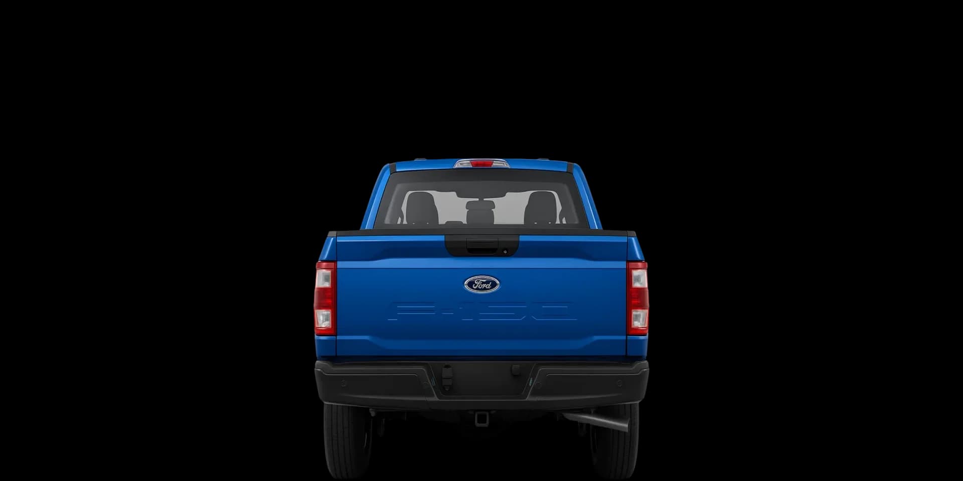 Rear view of the 2024 Ford F-150 Regular Cab 8 4x4
