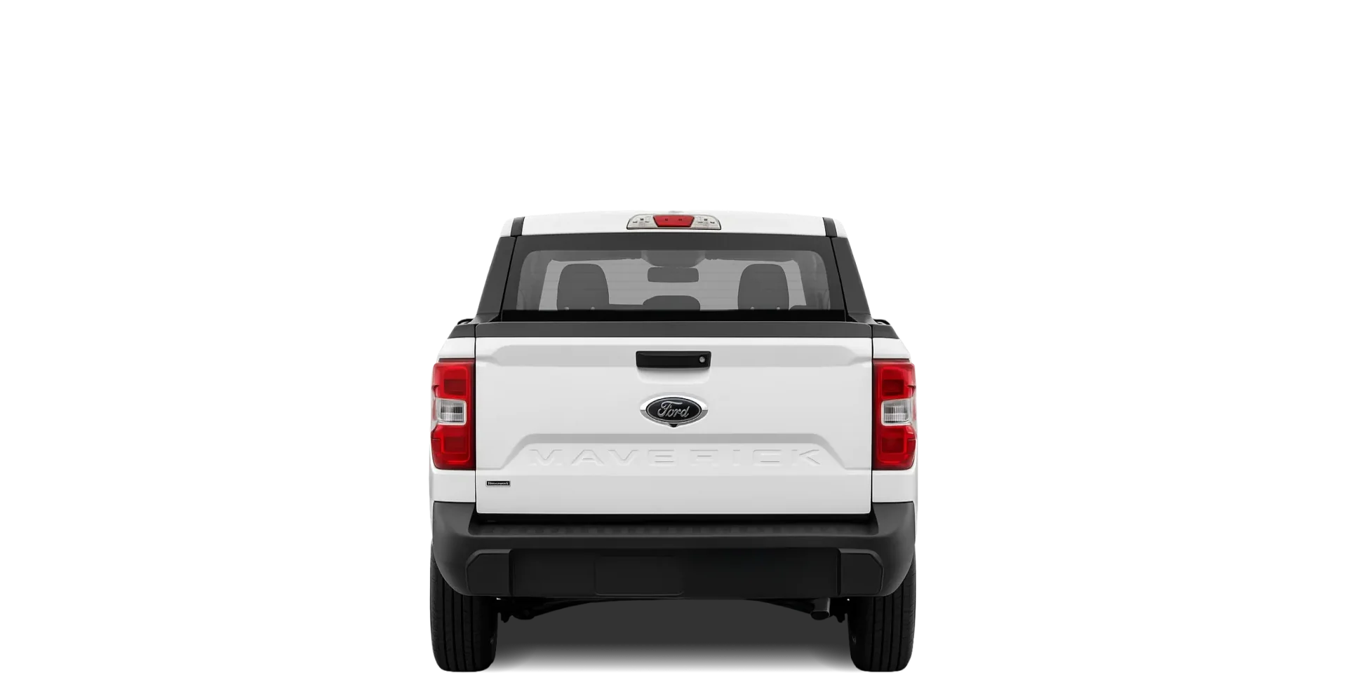 Rear view of the 2022 Ford Maverick