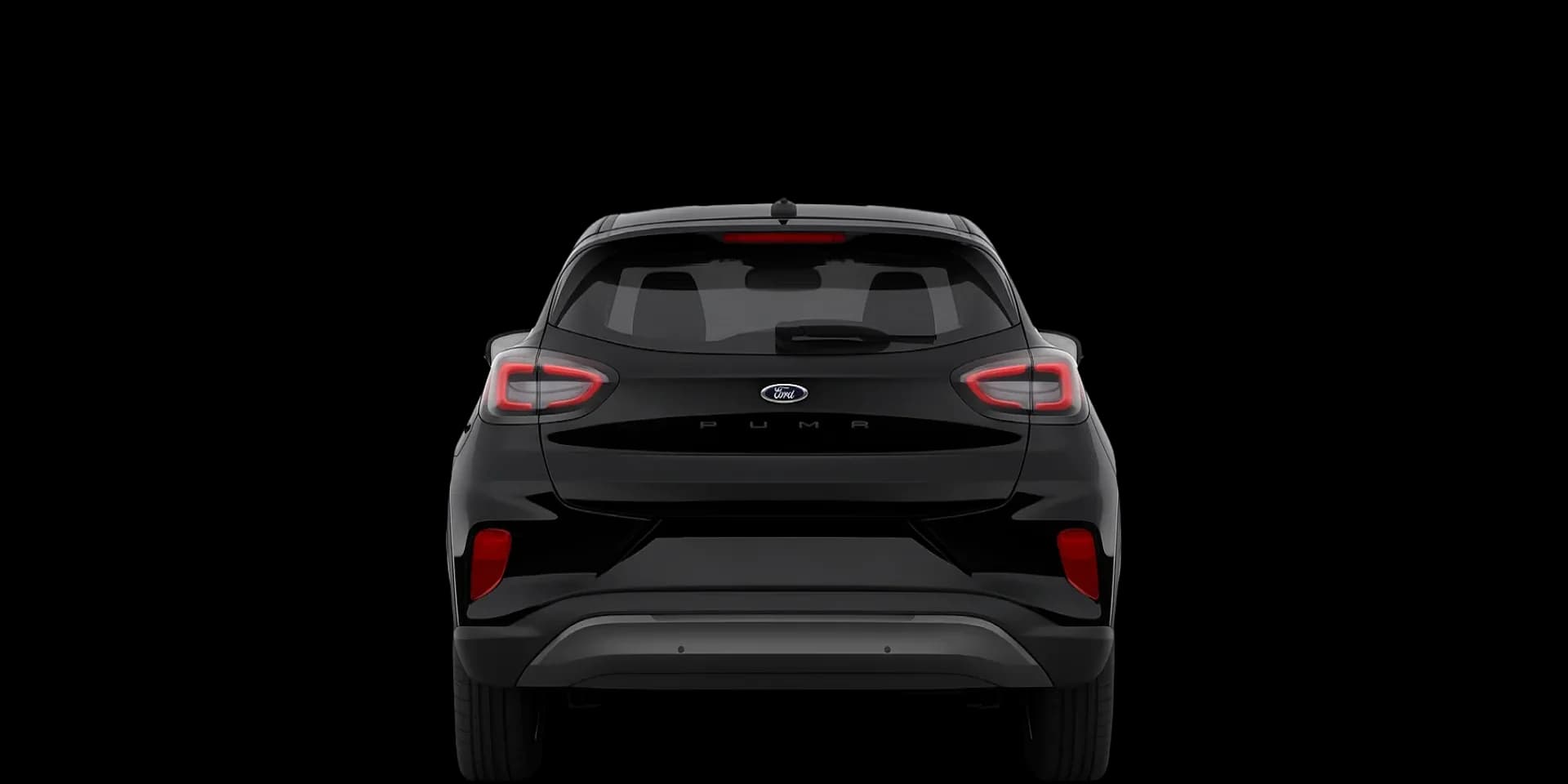 Rear view of the 2024 Ford Puma