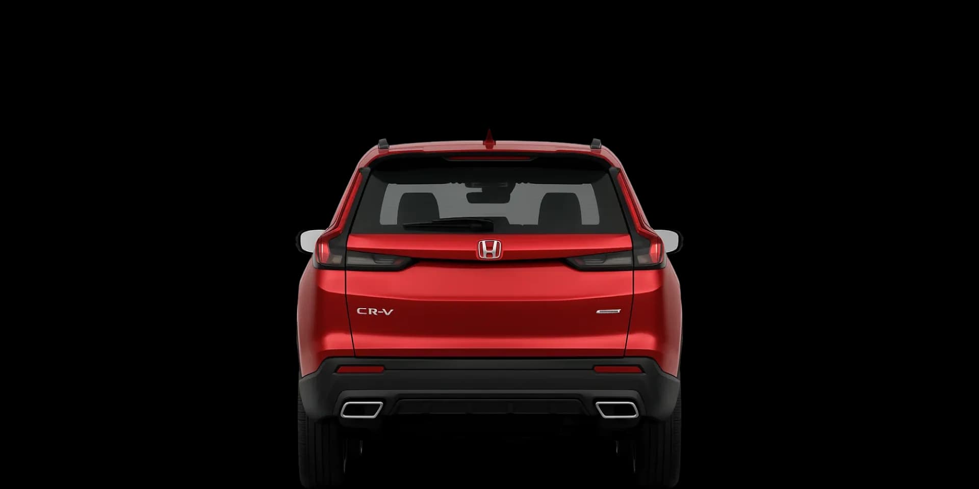 Rear view of the 2022 Honda CR-V
