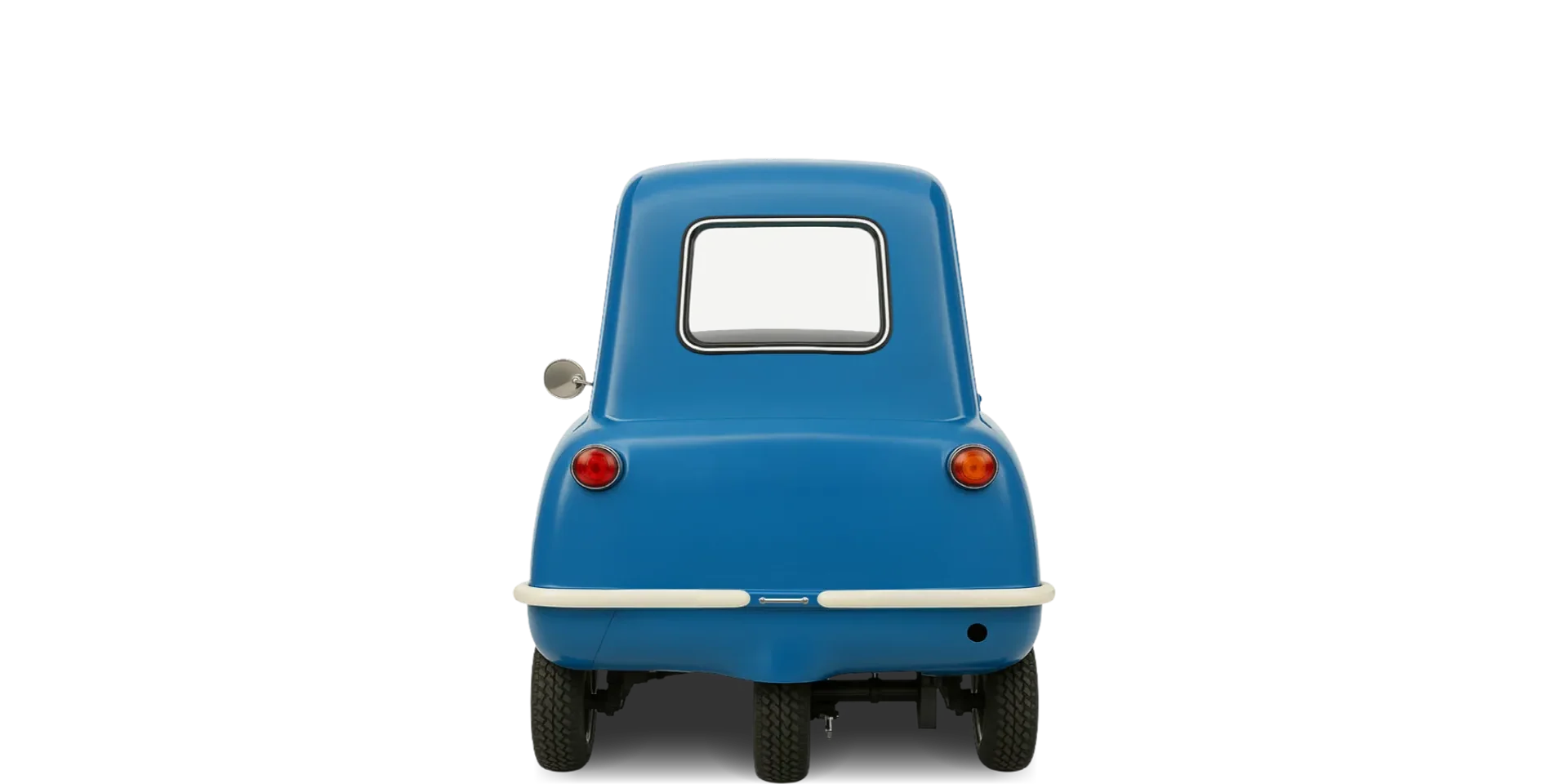 Rear view of the 1962 Peel P50
