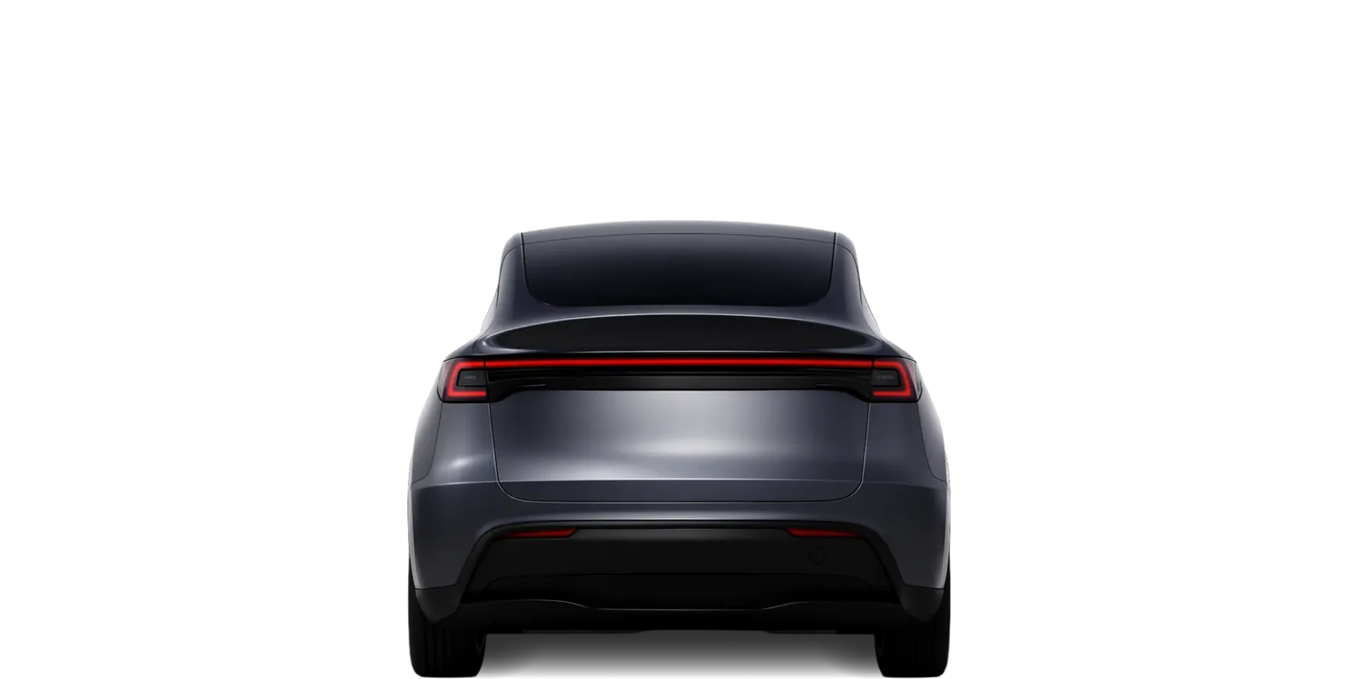 Rear view of the 2020 Tesla Model Y