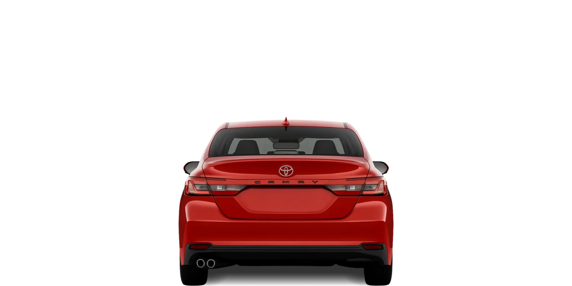 Rear view of the 2023 Toyota Camry