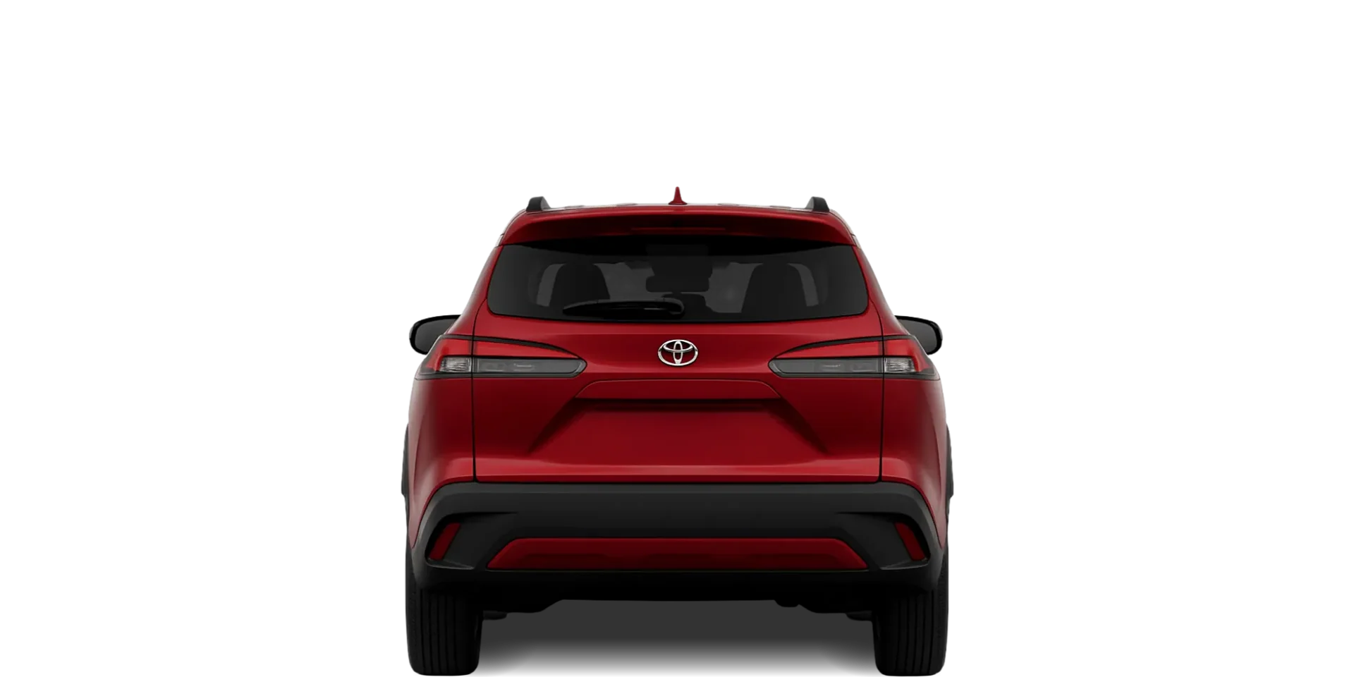 Rear view of the 2025 Toyota Corolla Cross