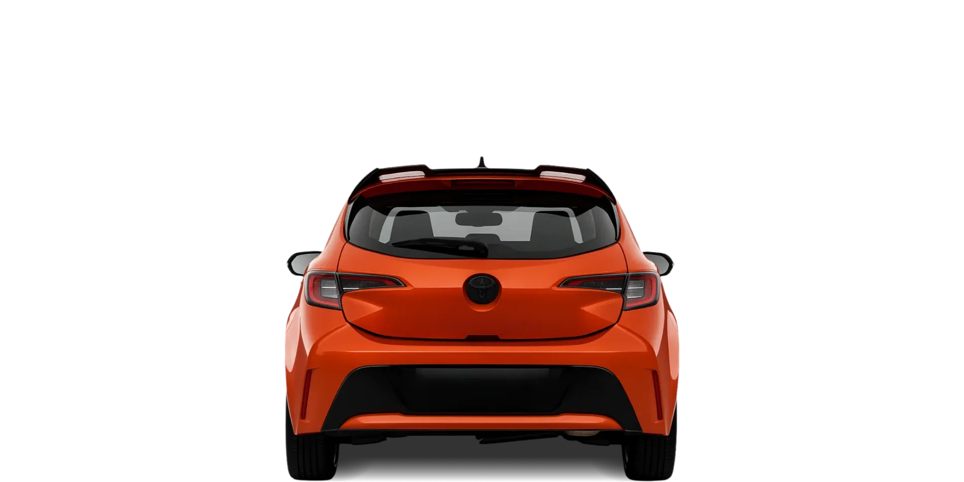 Rear view of the 2023 Toyota Corolla Hatchback