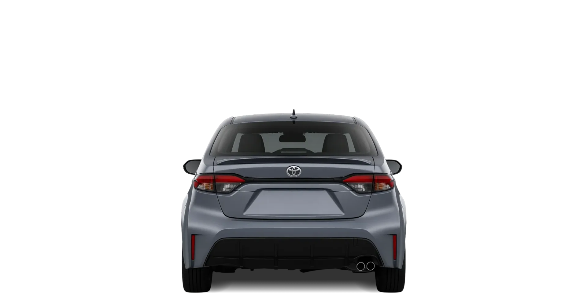 Rear view of the 2023 Toyota Corolla Sedan