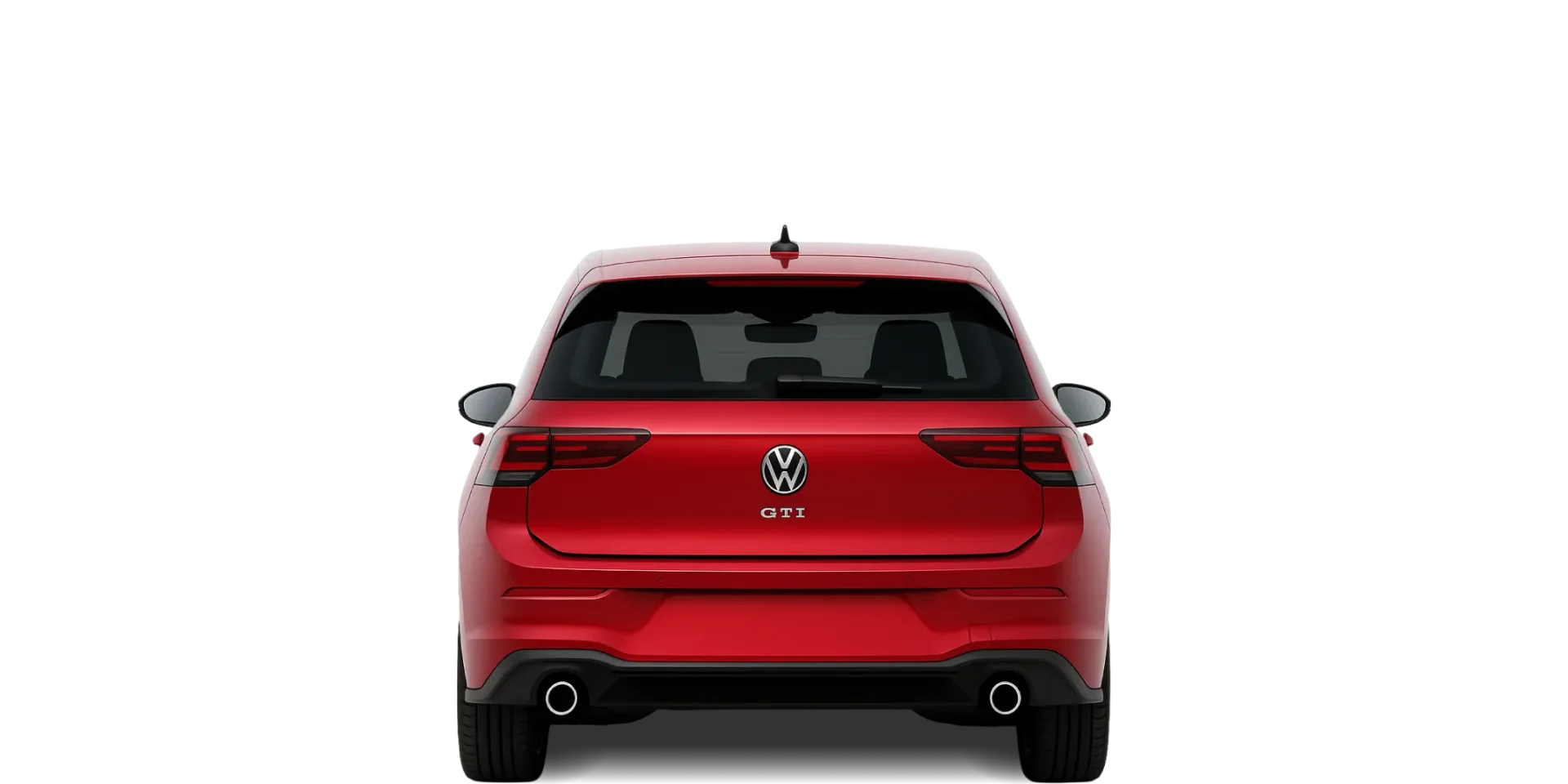 Rear view of the 2024 Volkswagen Golf