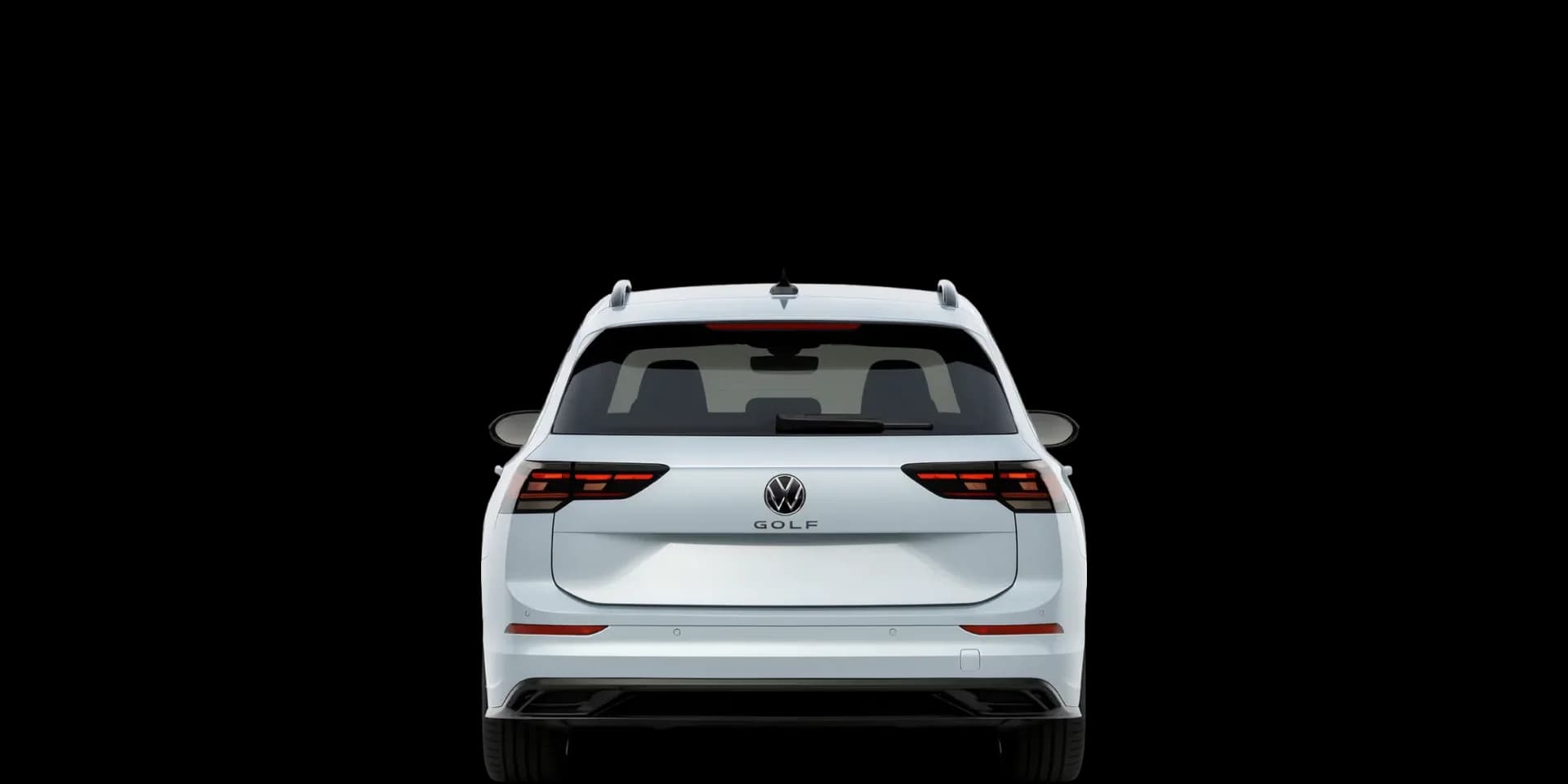 Rear view of the 2024 Volkswagen Golf Estate