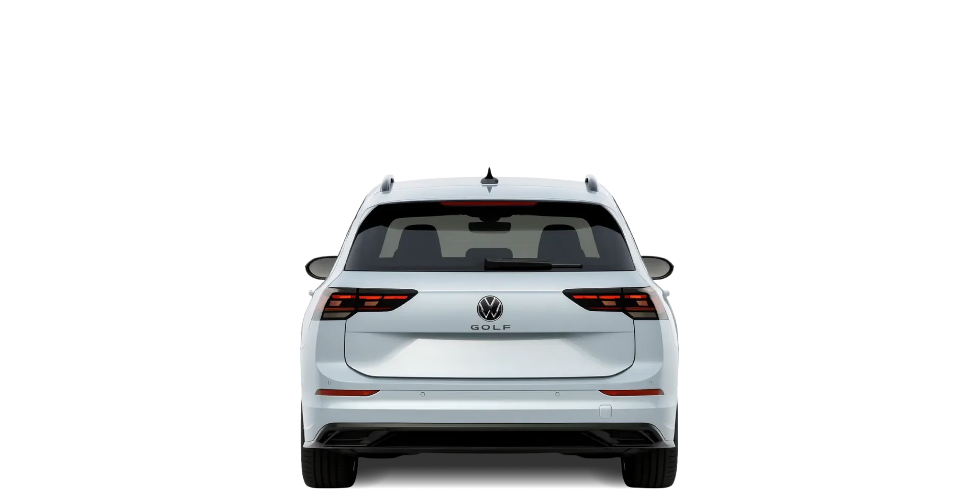 Rear view of the 2024 Volkswagen Golf Estate