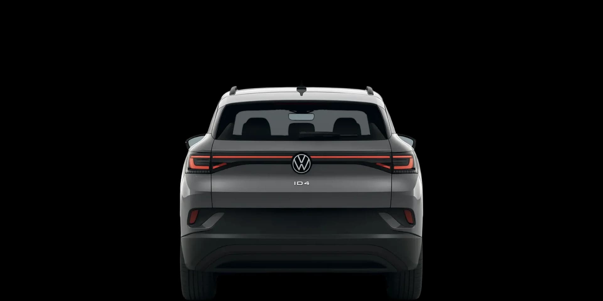 Rear view of the 2020 Volkswagen ID.4