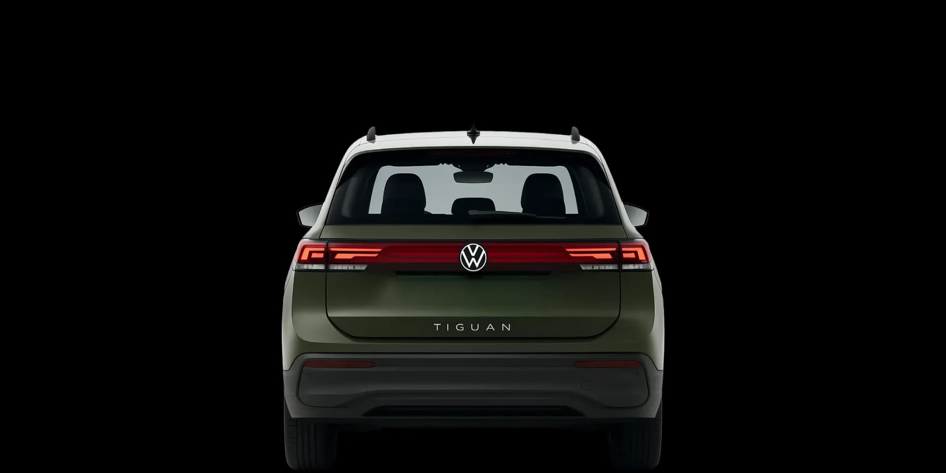 Rear view of the 2024 Volkswagen Tiguan