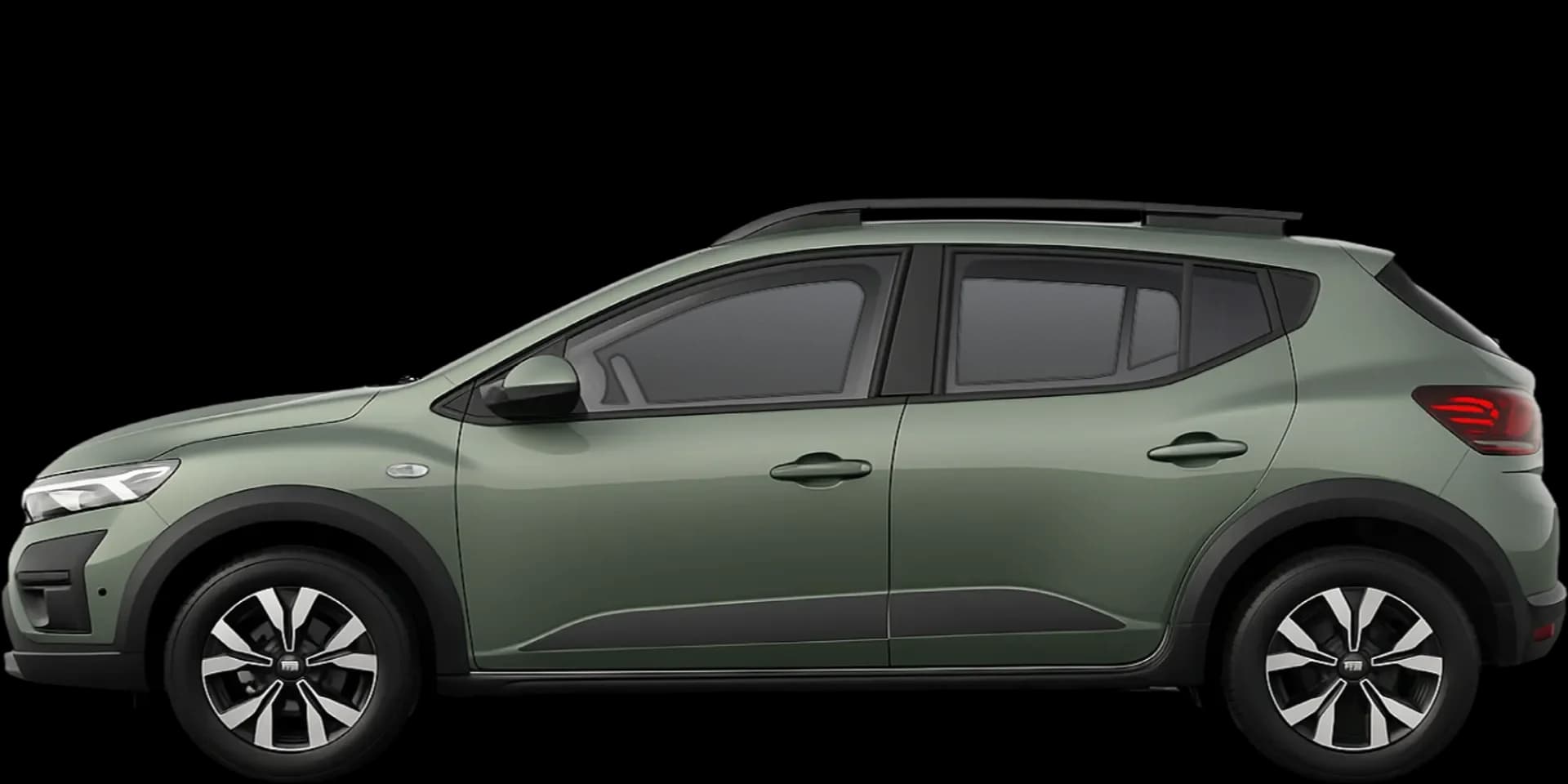 Side view of the 2020 Dacia Sandero Stepway