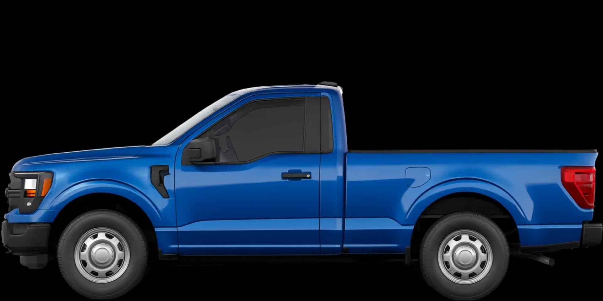 Side view of the 2024 Ford F‑150 Regular Cab 6.5ft bed 4x2