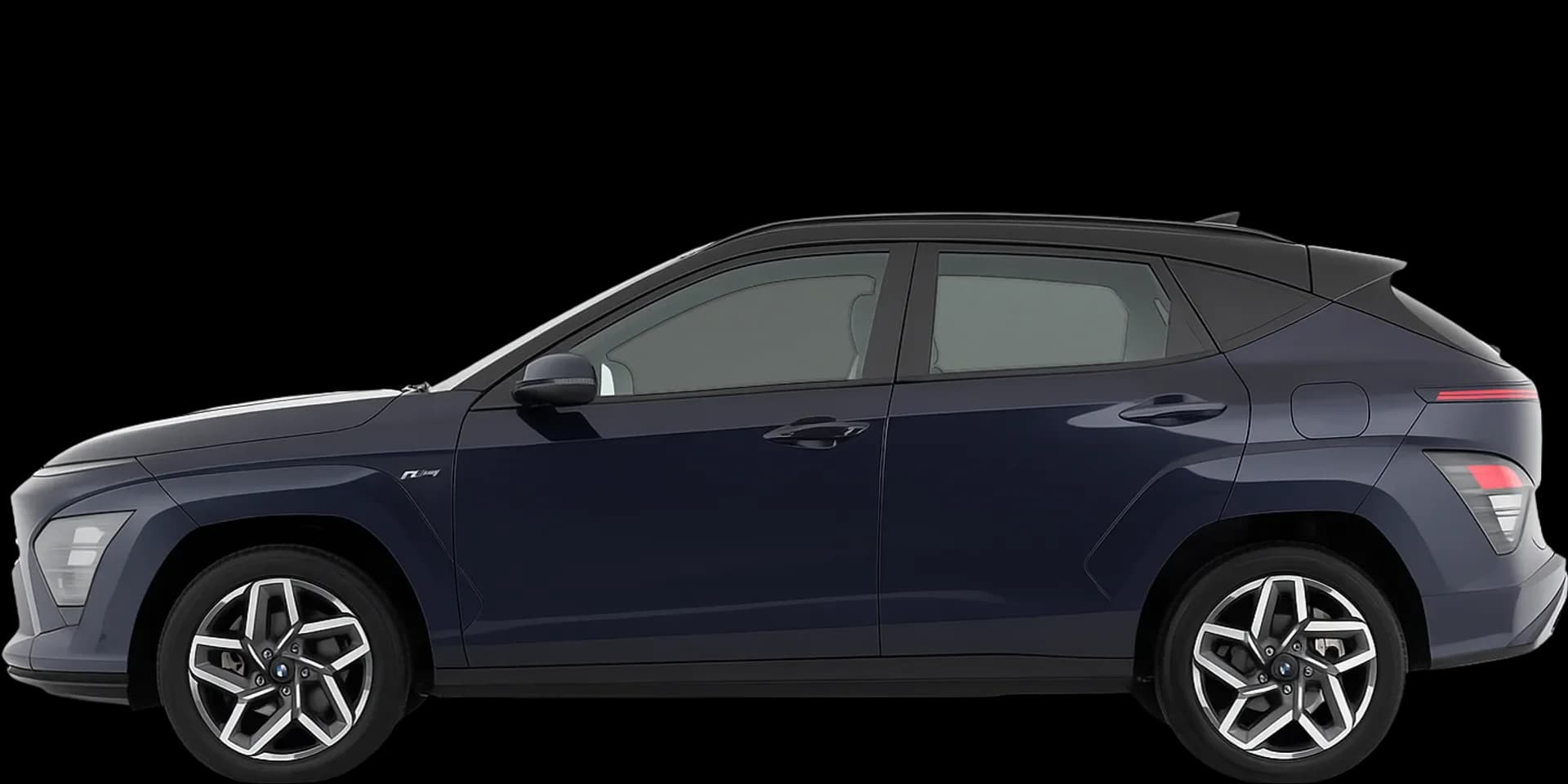Side view of the 2023 Hyundai Kona