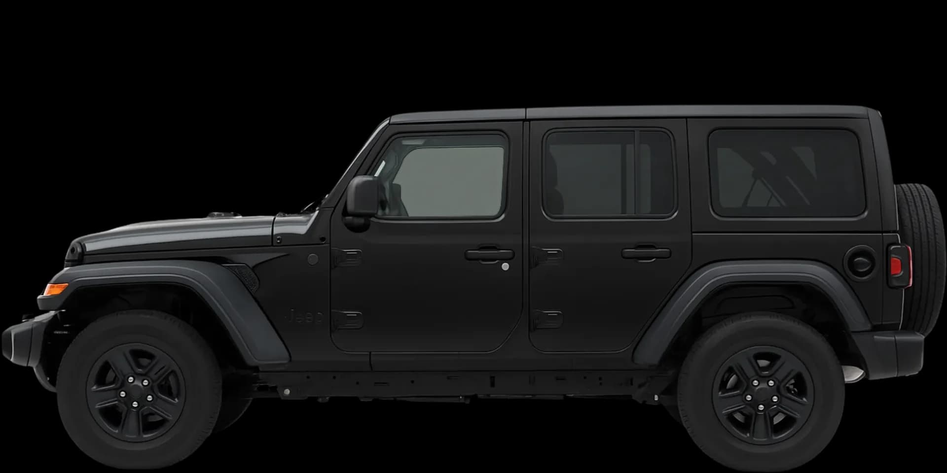 Side view of the 2018 Jeep Wrangler Unlimited