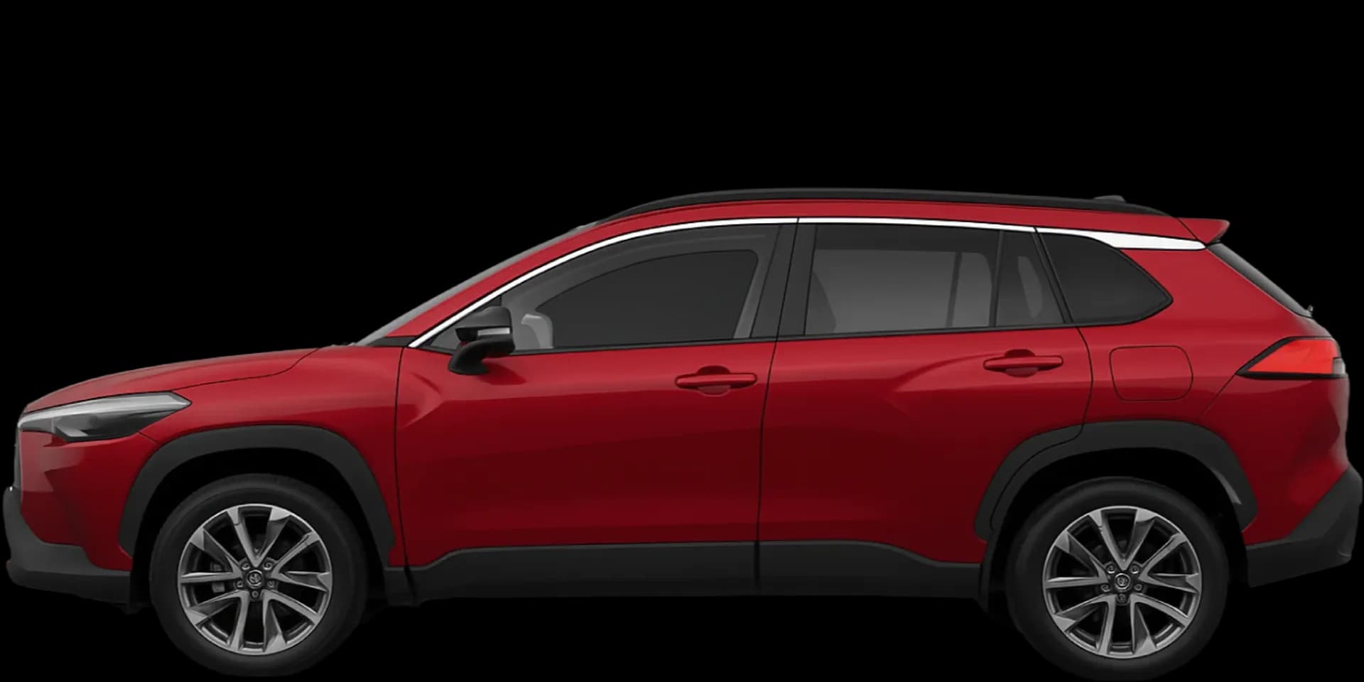 Side view of the 2025 Toyota Corolla Cross