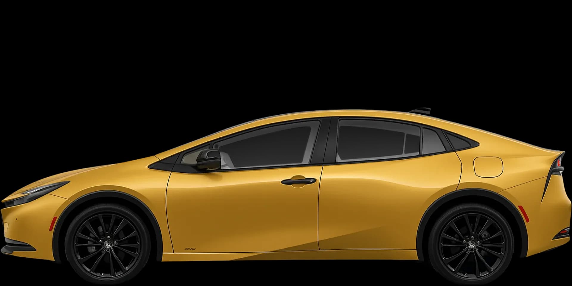 Side view of the 2023 Toyota Prius