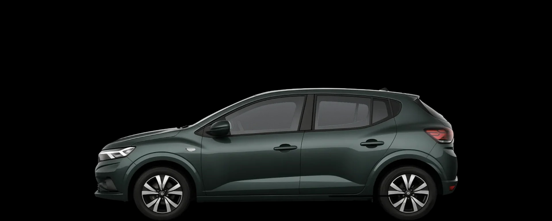 Side view of the 2020 Dacia Sandero