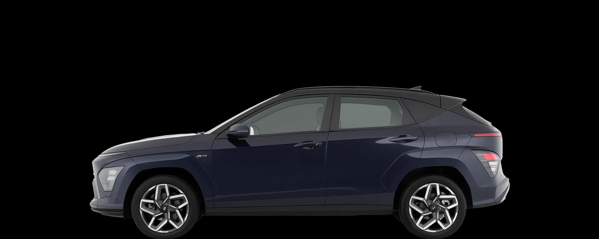 Side view of the 2023 Hyundai Kona