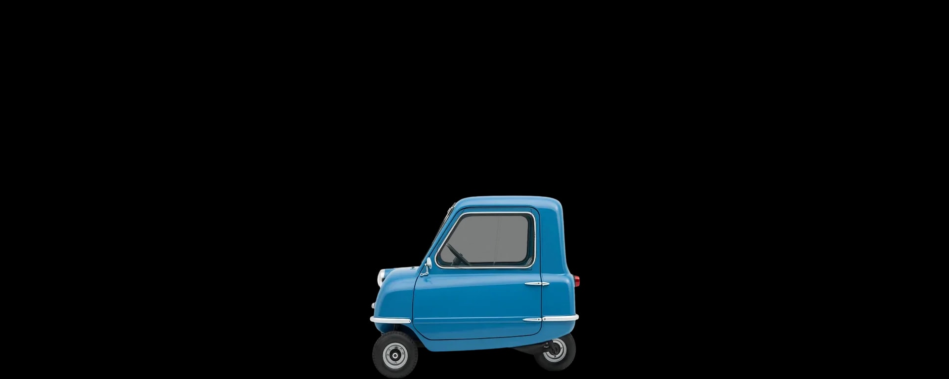 Side view of the 1962 Peel P50