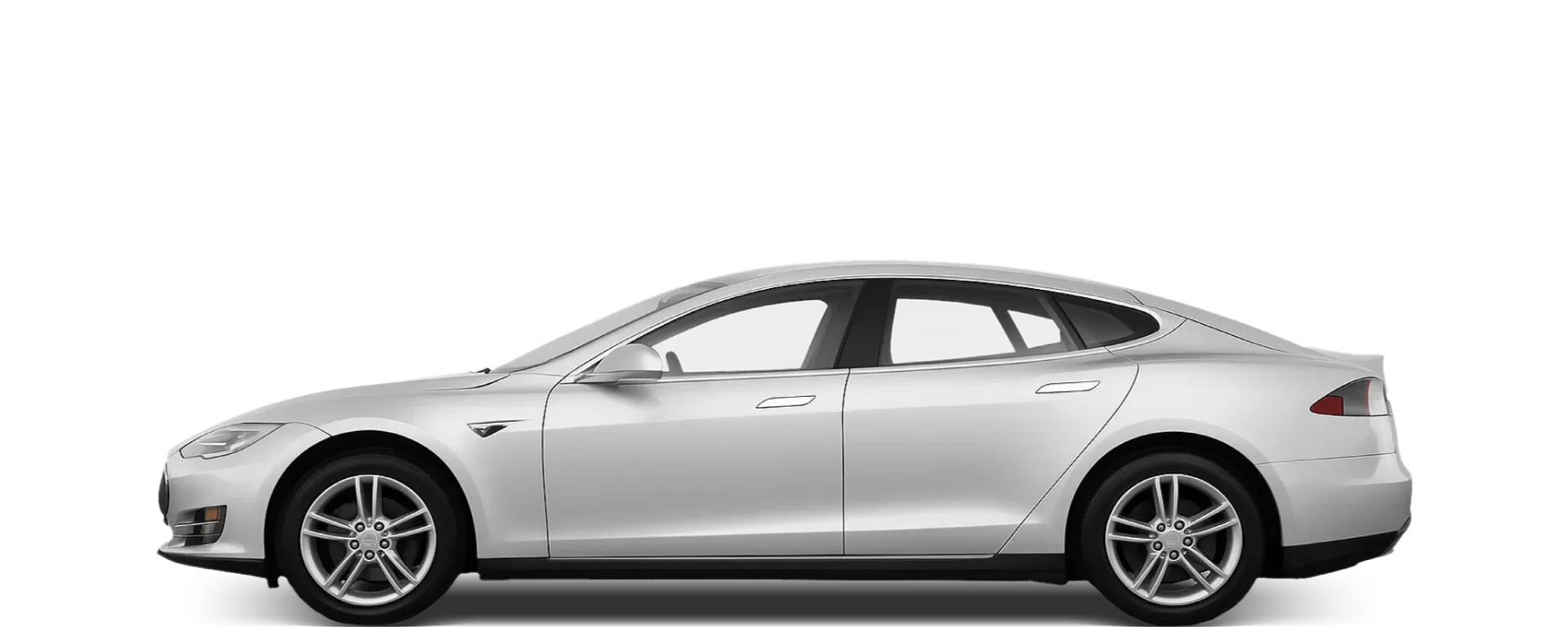 Side view of the 2012 Tesla Model S