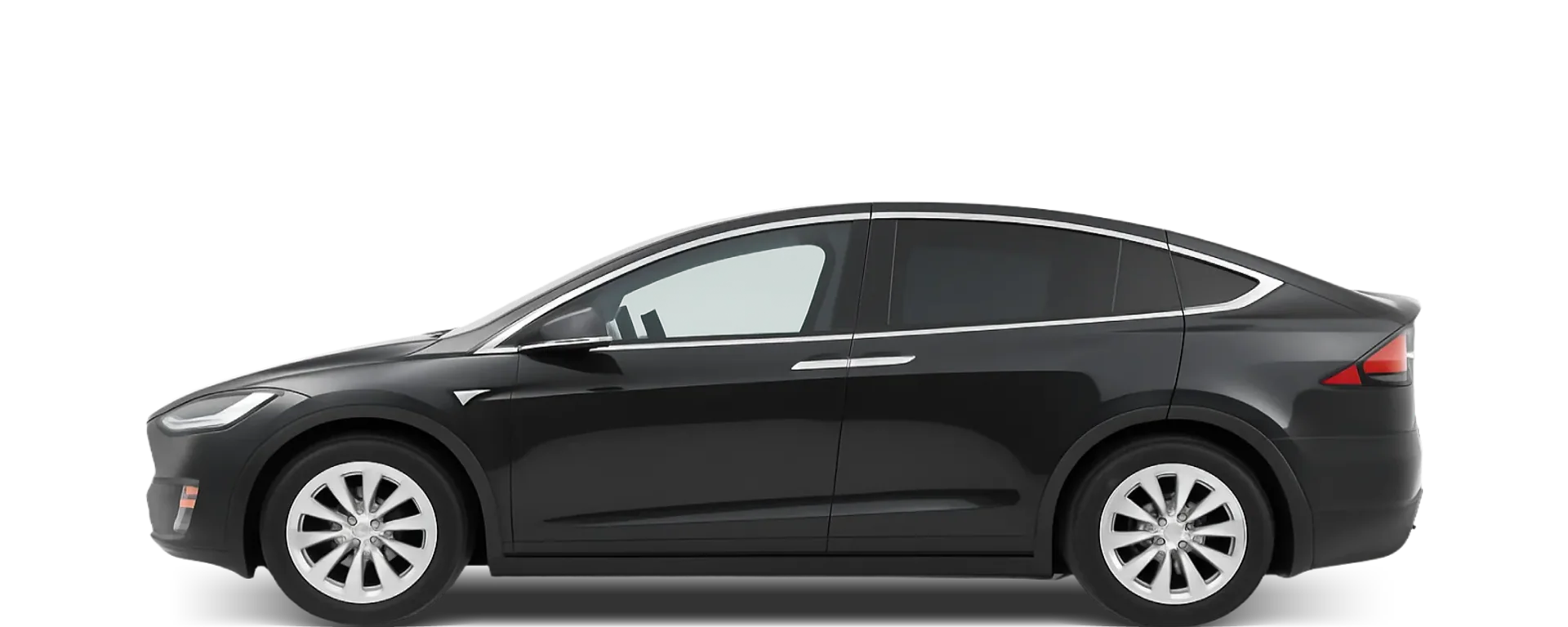 Side view of the 2015 Tesla Model X