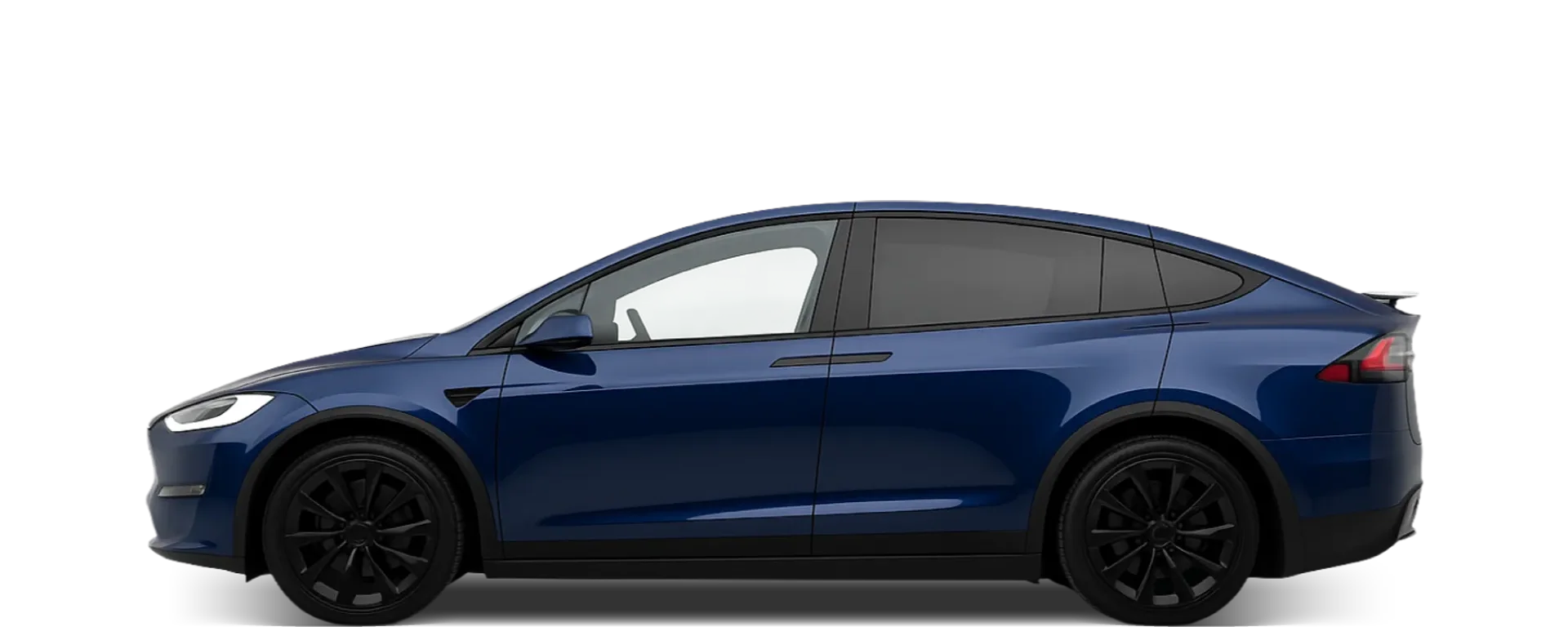 Side view of the 2021 Tesla Model X
