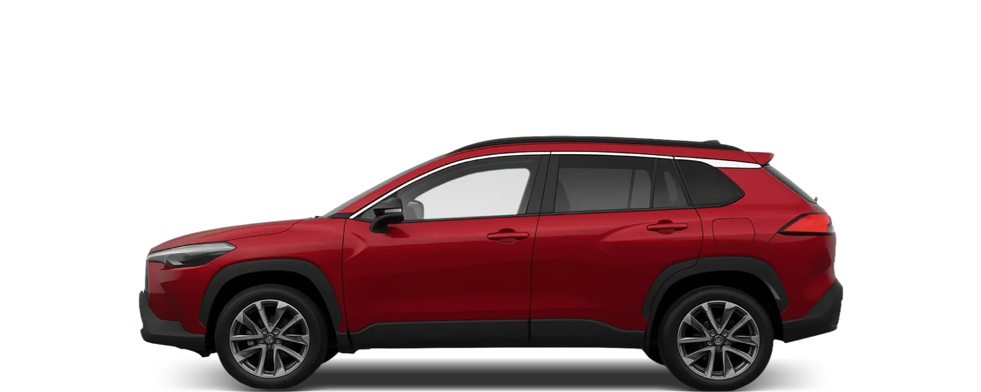 Side view of the 2025 Toyota Corolla Cross