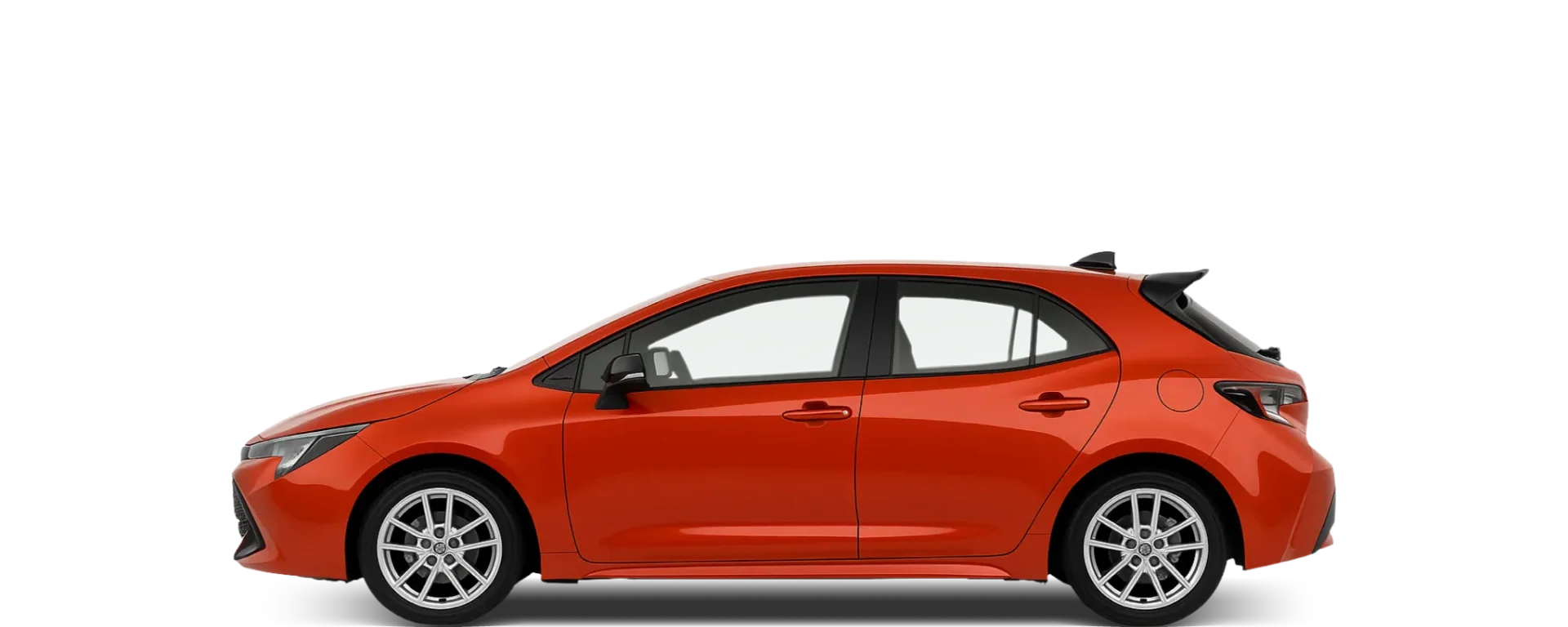 Side view of the 2023 Toyota Corolla Hatchback