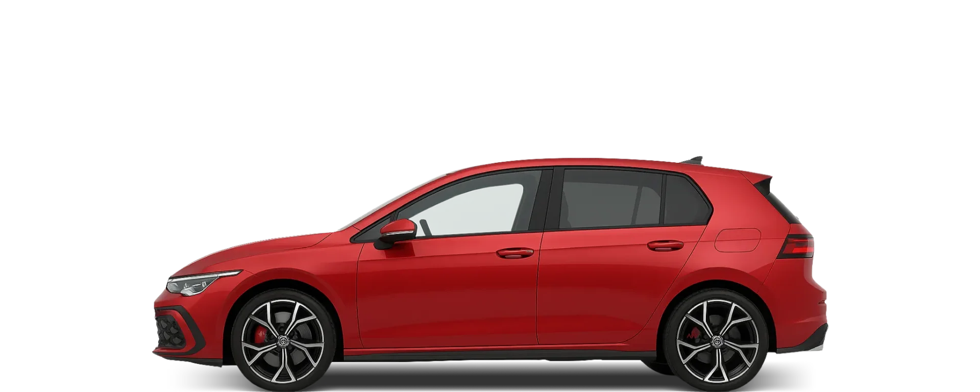 Side view of the 2024 Volkswagen Golf