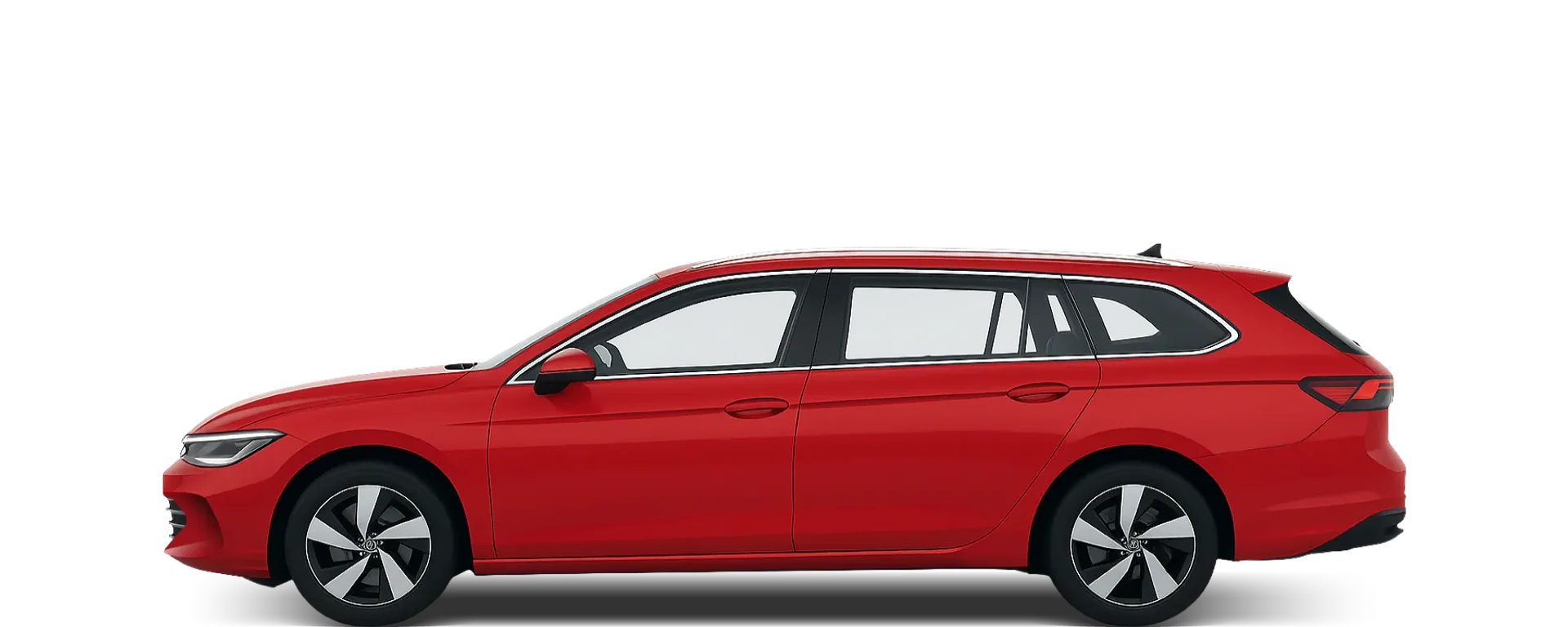 Side view of the 2023 Volkswagen Passat