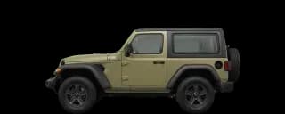 Side view of the 2017 Jeep Wrangler