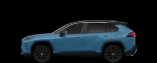 Side view of the 2021 Toyota RAV4