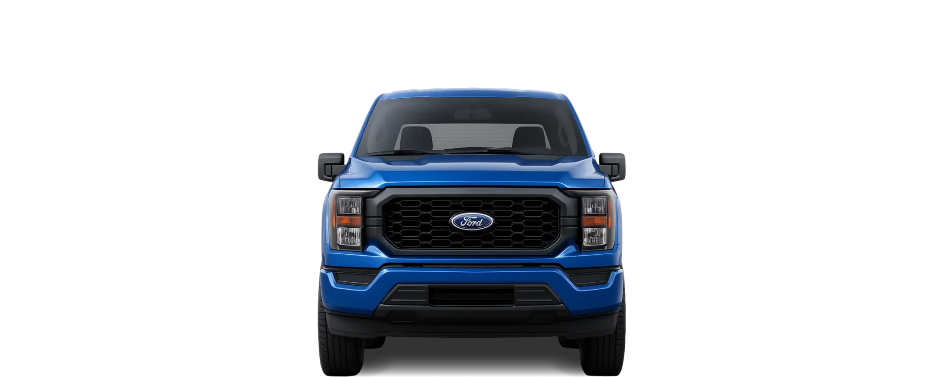 Front view of the 2024 Ford F‑150 Regular Cab 8ft bed 4x2