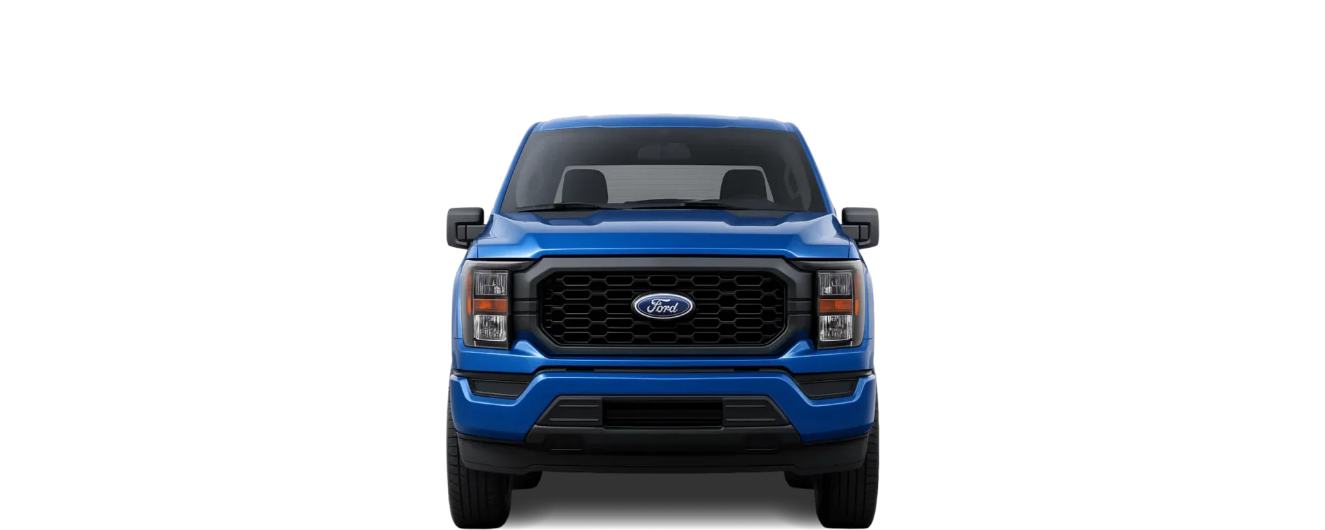 Front view of the 2024 Ford F‑150 Regular Cab 8ft bed 4x4