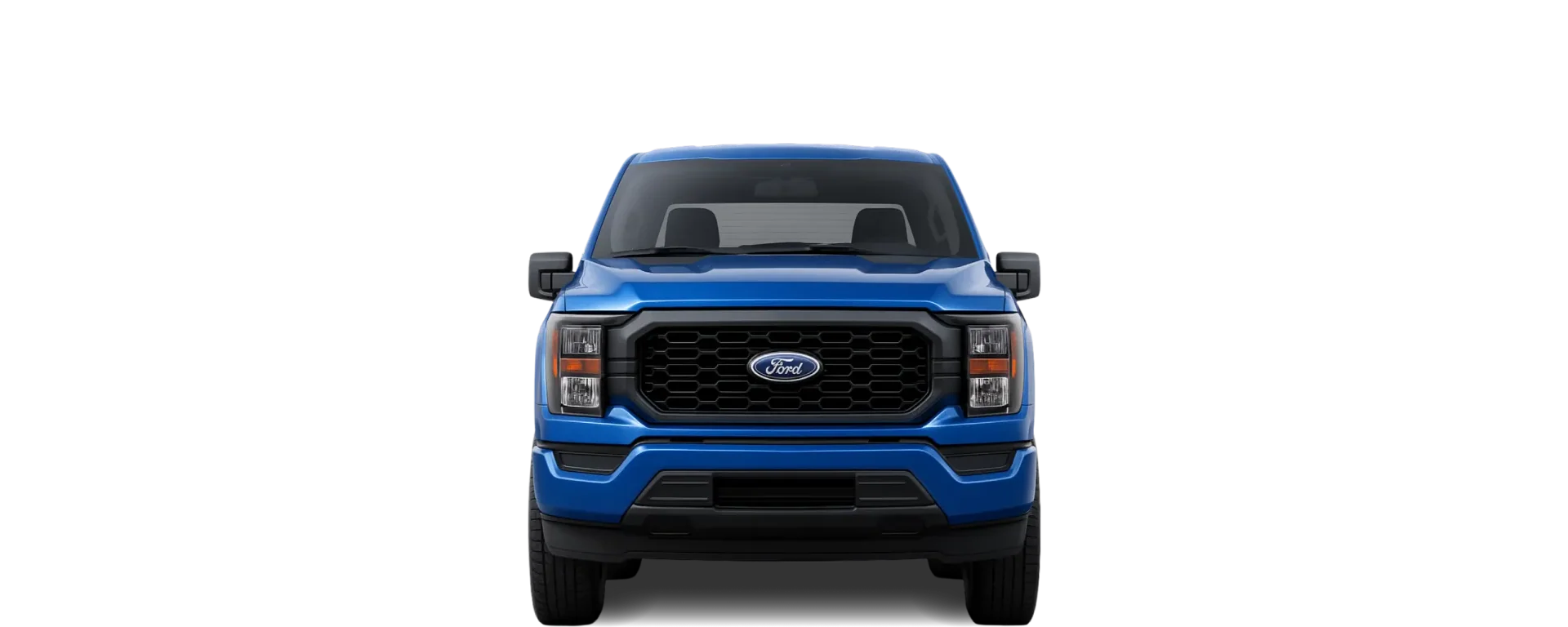 Front view of the 2024 Ford F‑150 SuperCab 6.5ft bed 4x2