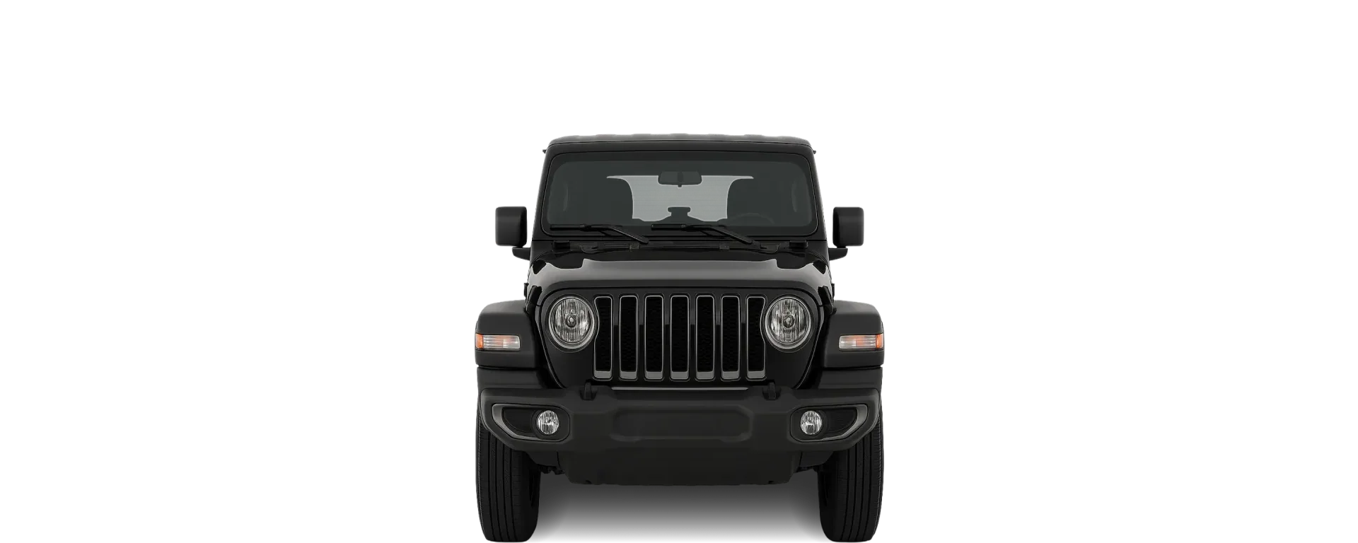 Front view of the 2021 Jeep Wrangler 4xe
