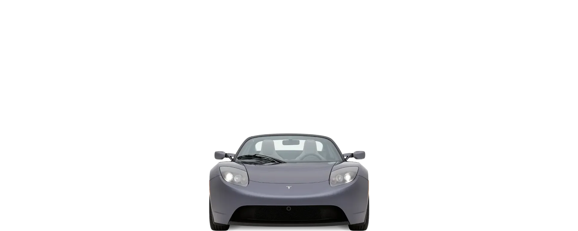 Front view of the 2008 Tesla Roadster