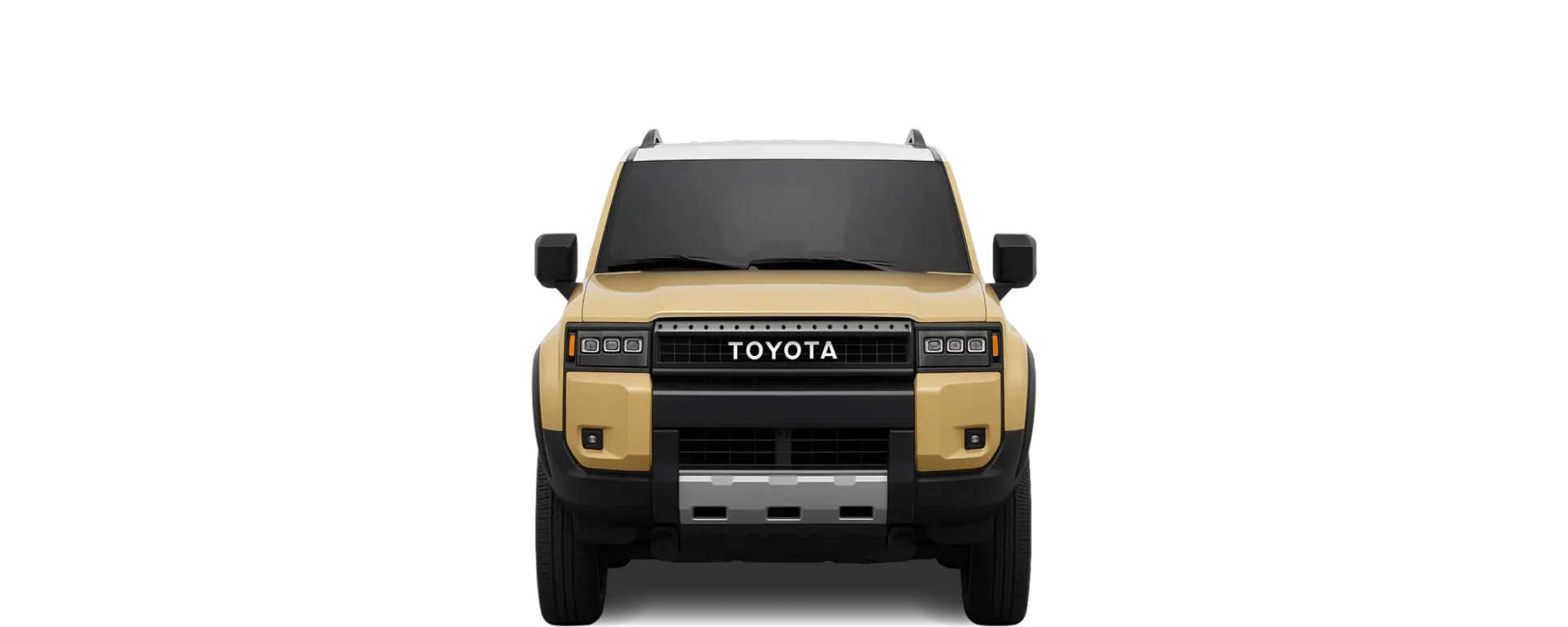 Front view of the 2021 Toyota Land Cruiser