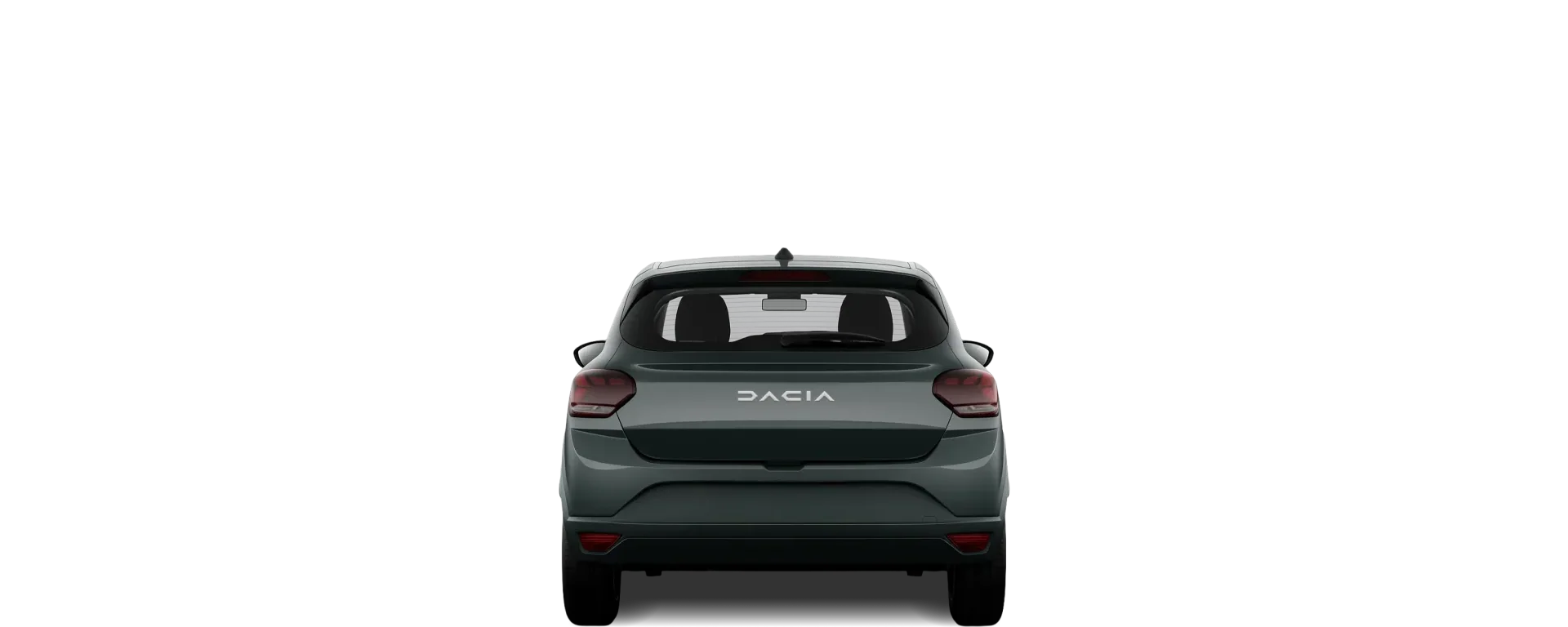 Rear view of the 2020 Dacia Sandero