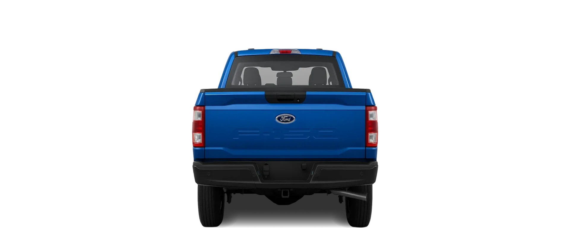 Rear view of the 2024 Ford F‑150 Regular Cab 6.5ft bed 4x4