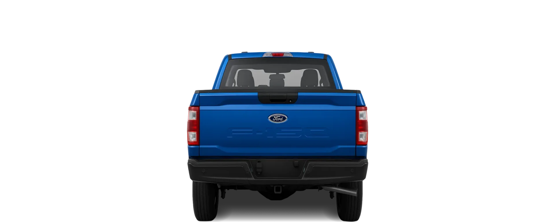Rear view of the 2024 Ford F‑150 Regular Cab 8ft bed 4x2