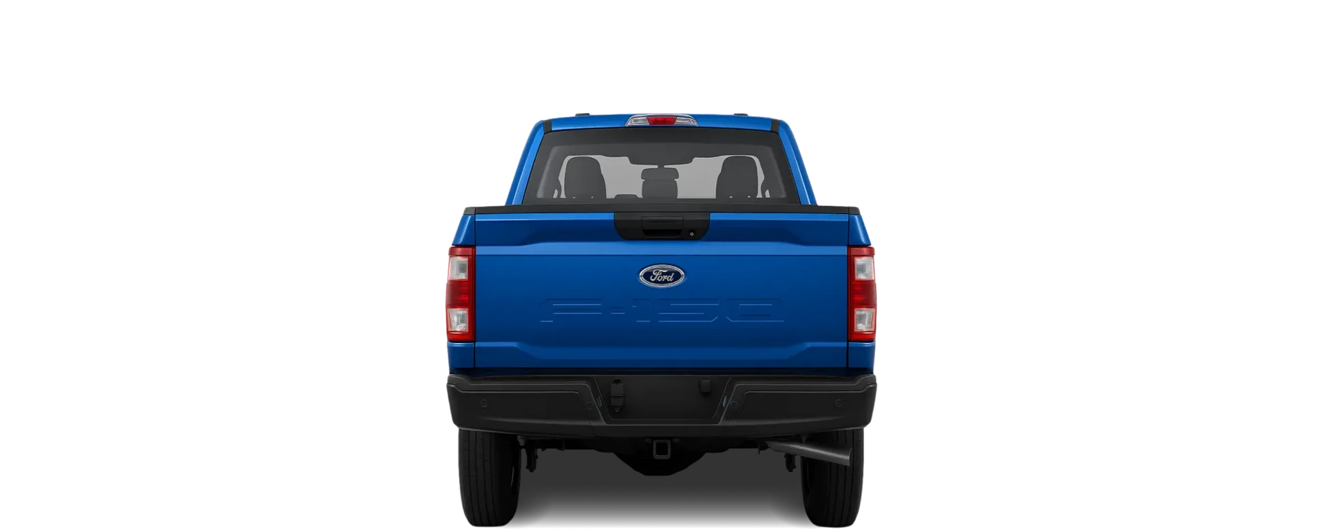 Rear view of the 2024 Ford F‑150 Regular Cab 8ft bed 4x4