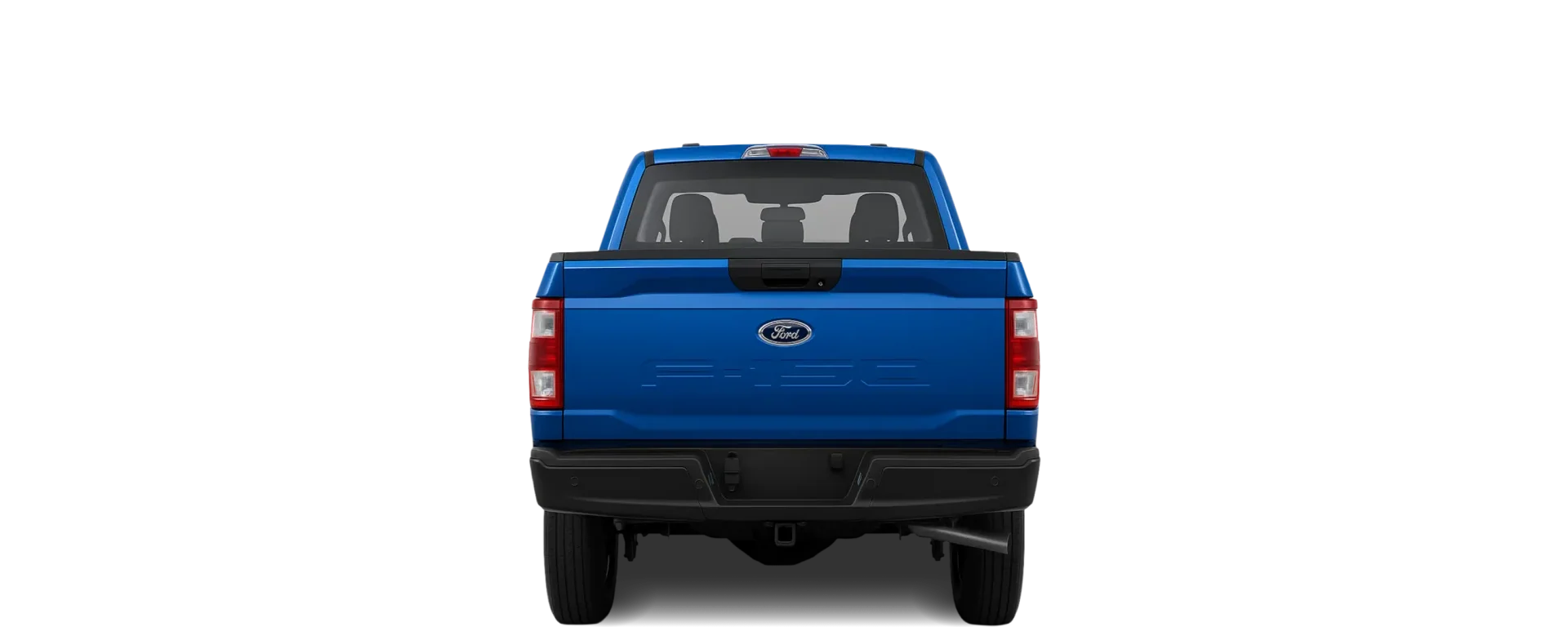 Rear view of the 2024 Ford F‑150 SuperCab 6.5ft bed 4x2