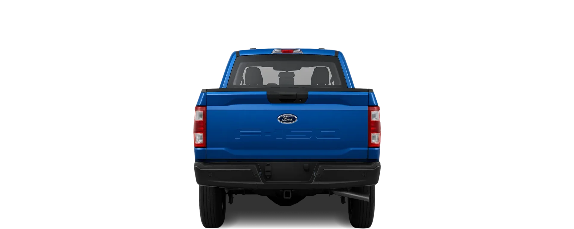Rear view of the 2024 Ford F‑150 SuperCab 6.5ft bed 4x4