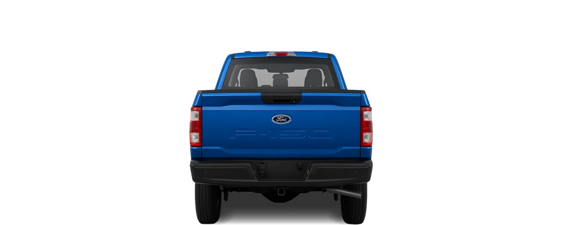 Rear view of the 2024 Ford F‑150 SuperCrew 5.5ft bed 4x2
