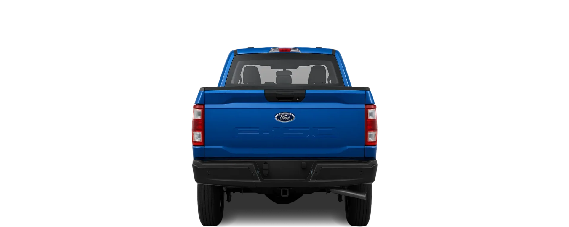 Rear view of the 2024 Ford F‑150 SuperCrew 6.5ft bed 4x2