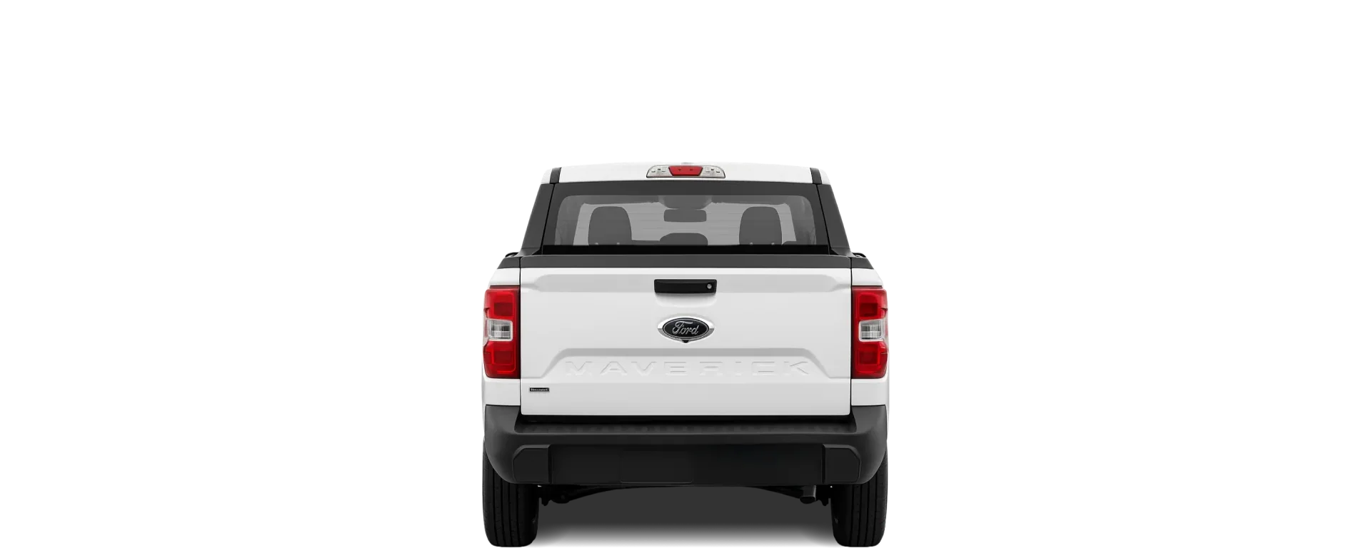 Rear view of the 2022 Ford Maverick