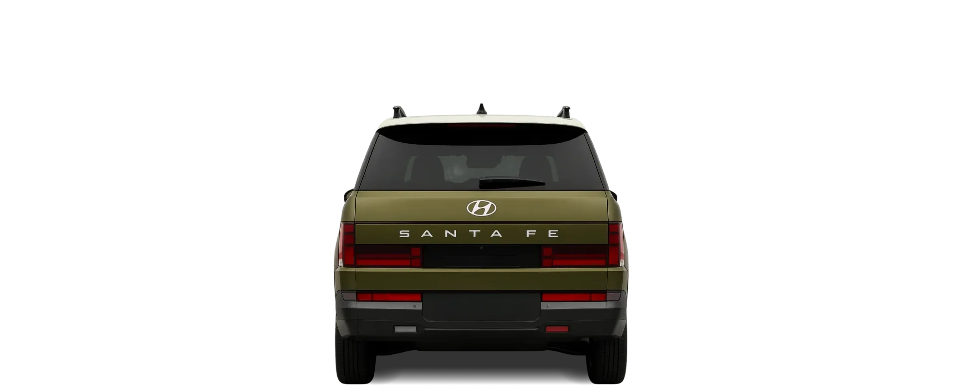 Rear view of the 2024 Hyundai Santa Fe